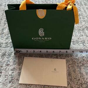 Goyard Gift Bag with receipt card